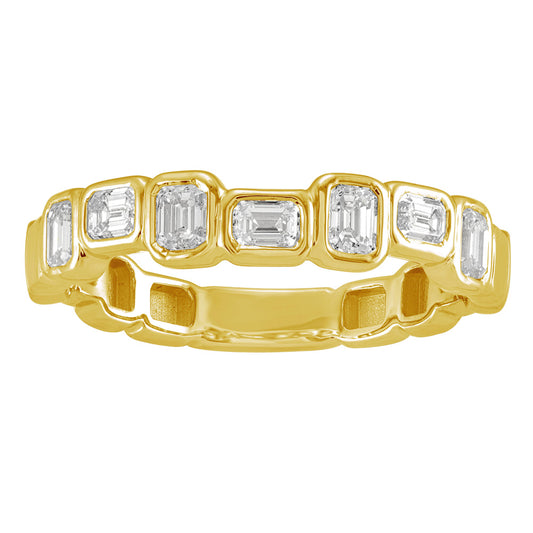 ELIE AZZI 0.64 ctw. YELLOW GOLD DIAMOND RING D4947YG