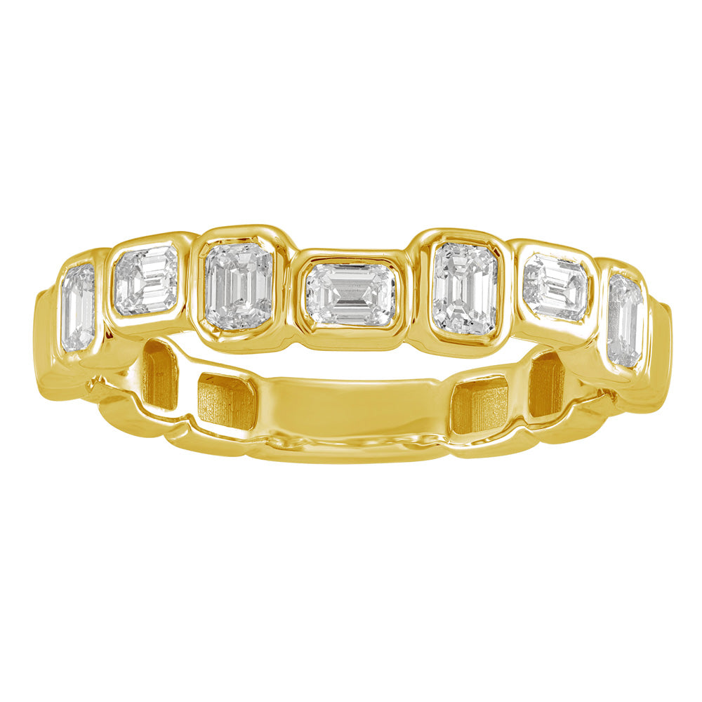 ELIE AZZI 0.64 ctw. YELLOW GOLD DIAMOND RING D4947YG