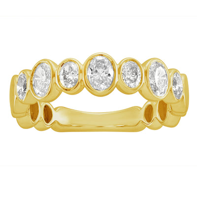 ELIE AZZI 0.78 ctw. YELLOW GOLD DIAMOND RING D4953YG