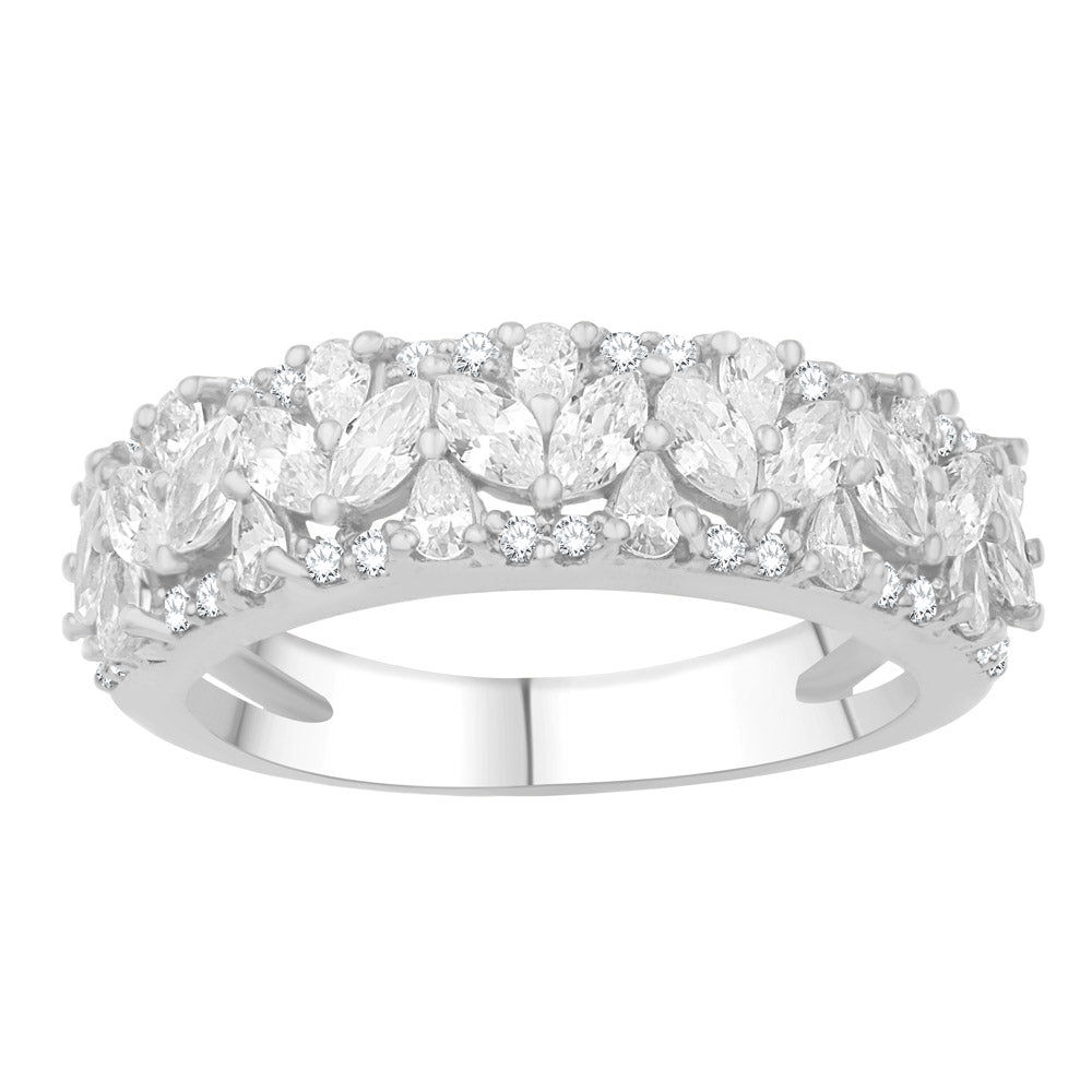 ELIE AZZI 1.10 ctw. WHITE GOLD DIAMOND RING D4964WG