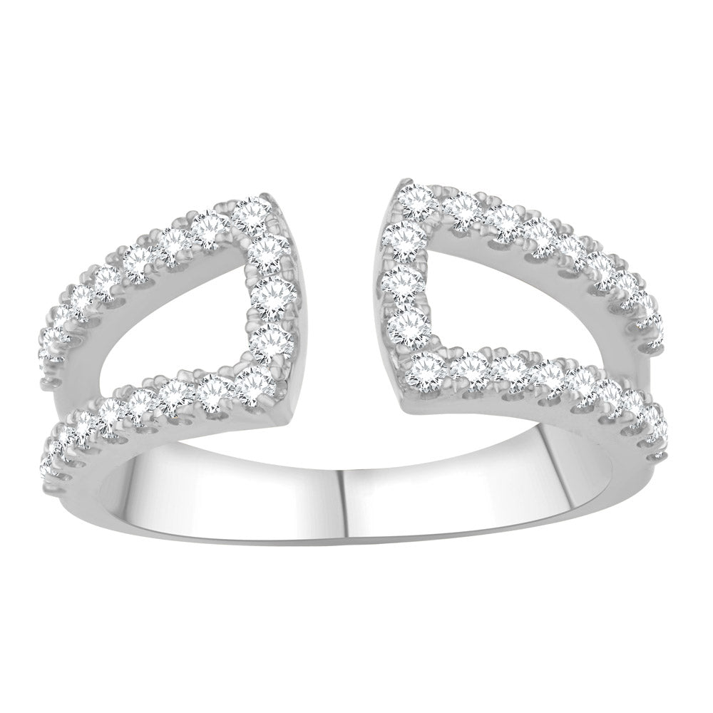 ELIE AZZI 0.51 ctw. WHITE GOLD DIAMOND RING D4965WG