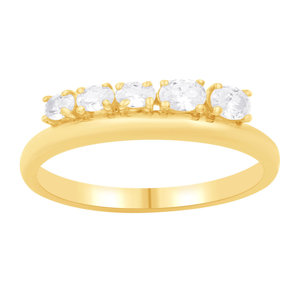 ELIE AZZI 0.32 ctw. YELLOW GOLD DIAMOND RING D4983YG