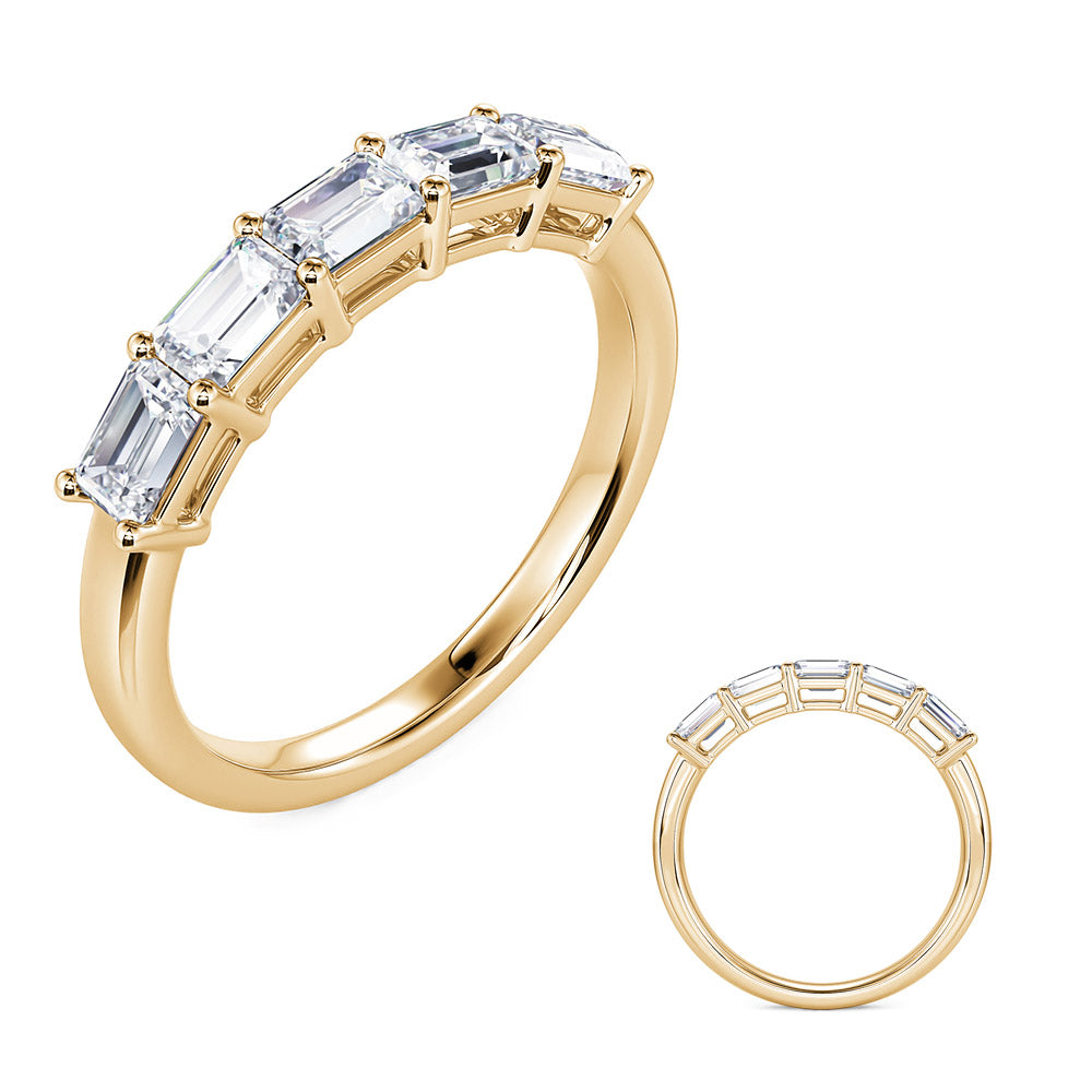 ELIE AZZI 0.51 ctw. YELLOW GOLD DIAMOND RING D4990YG