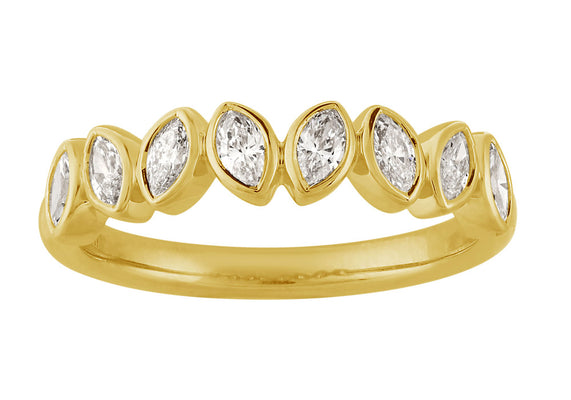 ELIE AZZI 0.45 ctw. YELLOW GOLD DIAMOND RING D4993YG