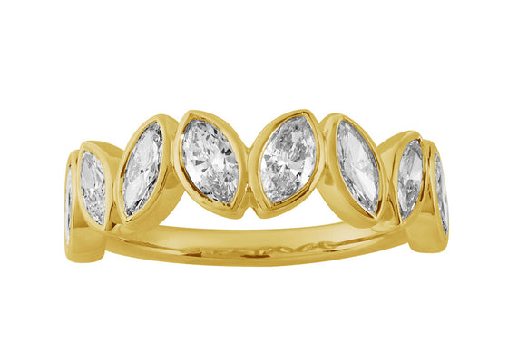 ELIE AZZI 1.10 ctw. YELLOW GOLD DIAMOND RING D4994YG