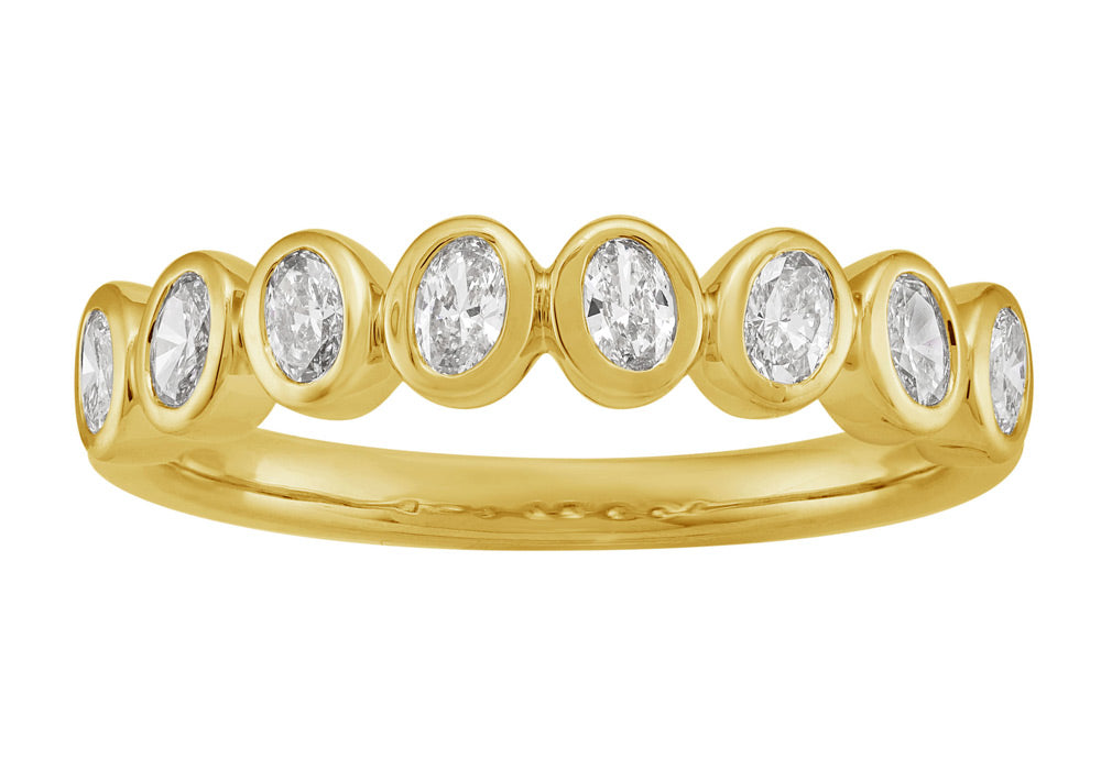 ELIE AZZI 0.43 ctw. YELLOW GOLD DIAMOND RING D4995YG