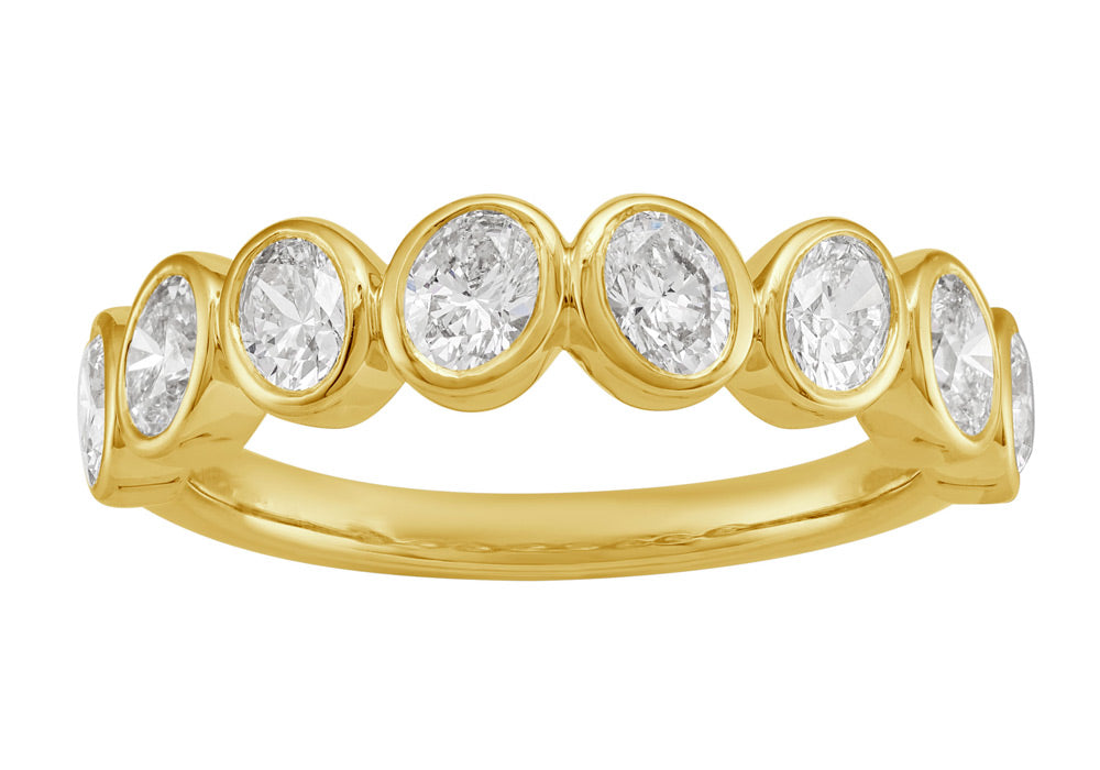 ELIE AZZI 1.08 ctw. YELLOW GOLD DIAMOND RING D4996YG