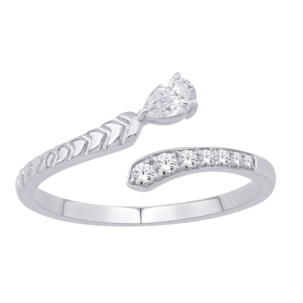 ELIE AZZI 0.27 ctw. WHITE GOLD DIAMOND RING D5819WG