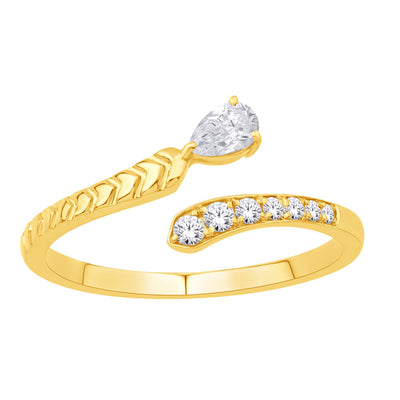 ELIE AZZI 0.27 ctw. YELLOW GOLD DIAMOND RING D5819YG