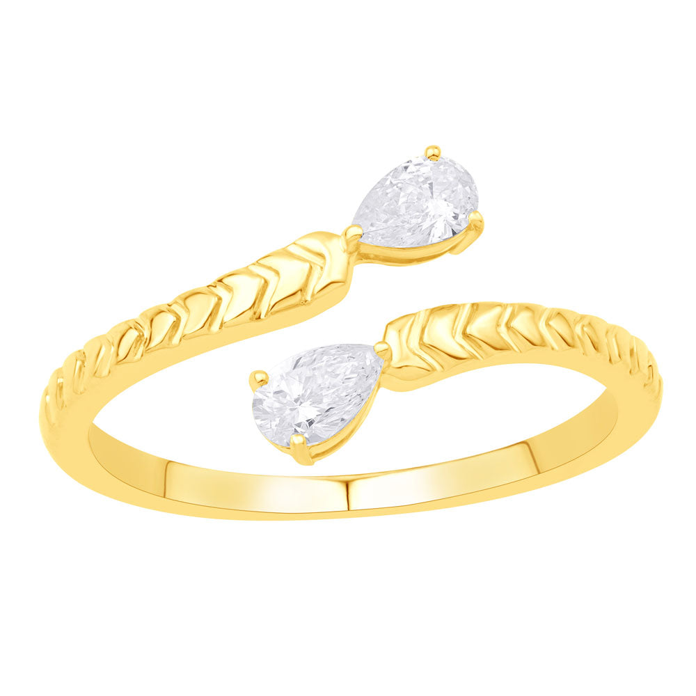 ELIE AZZI 0.32 ctw. YELLOW GOLD DIAMOND RING D5820YG