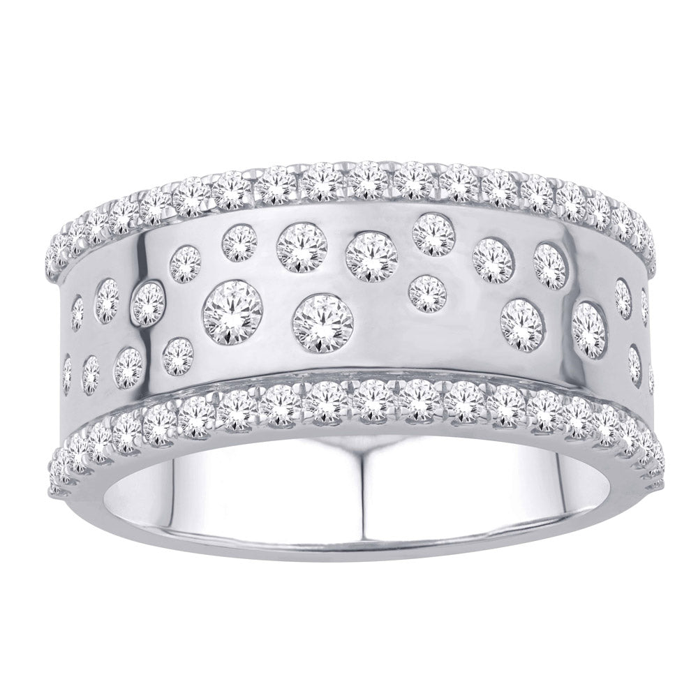 ELIE AZZI 0.92 ctw. WHITE GOLD DIAMOND RING D5821WG