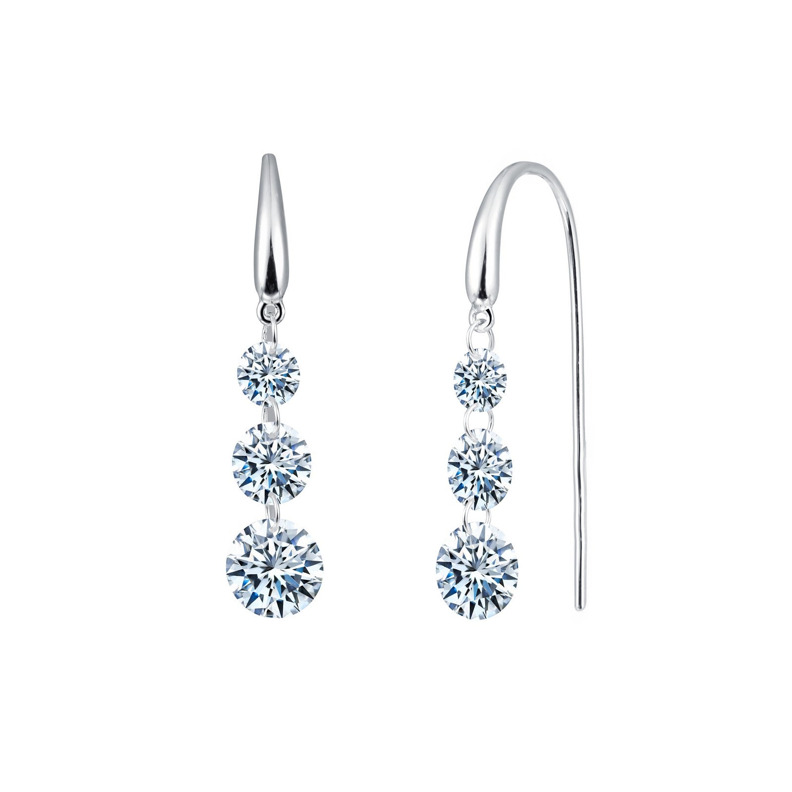 Lafonn Lassaire In Motion Round Diamond Earring E0275CLP00