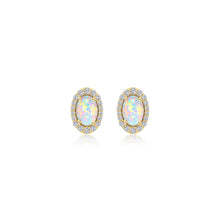 Lafonn Classic Oval Opal Opal Earring E0323OPG00