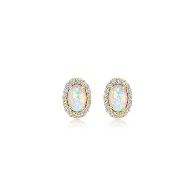 Lafonn Classic Oval Opal Opal Earring E0323OPG00