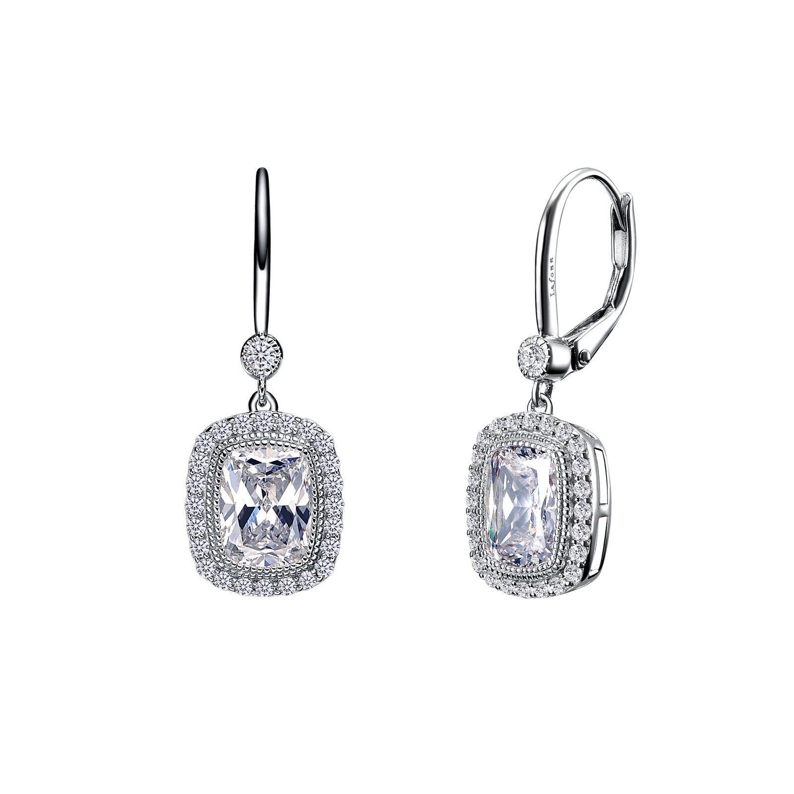 Lafonn Heritage Cushion Diamond Earring E0413CLP00