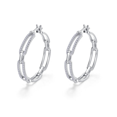 Lafonn Paperclip Diamond Earring E0511CLP00