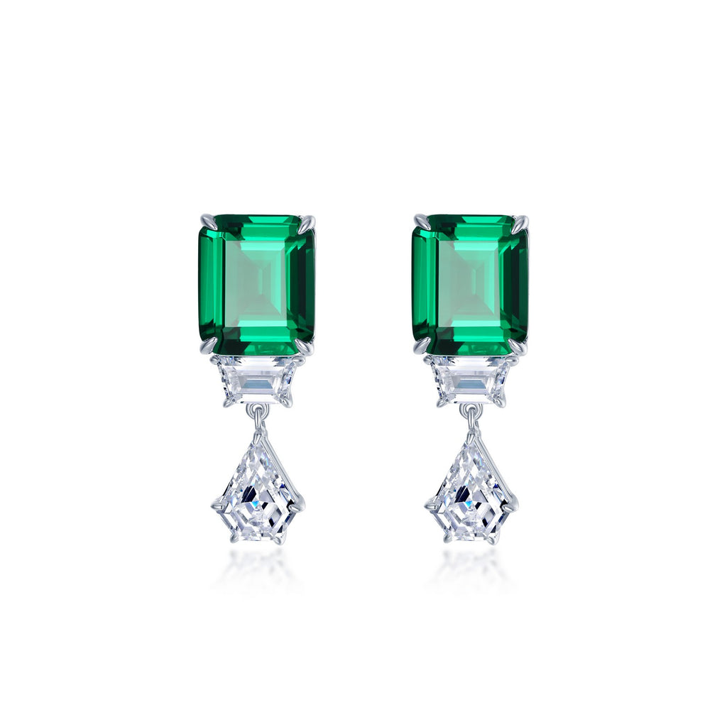 Lafonn Classic Emerald Earring E0571CEP00