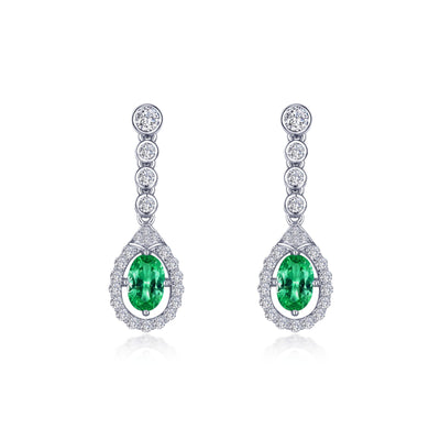 Lafonn Classic Emerald Earring E0579CEP00