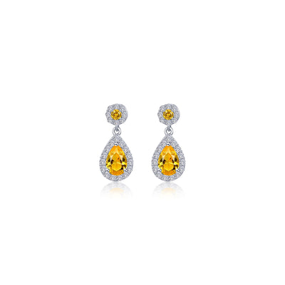 Lafonn Classic Citrine Earring E0590CAP00