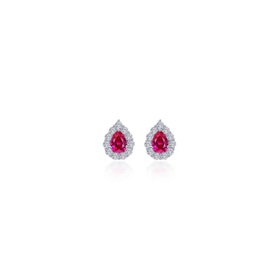 Lafonn Classic Ruby Earring E0597CRP00