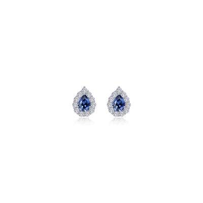 Lafonn Classic Sapphire Earring E0597CSP00