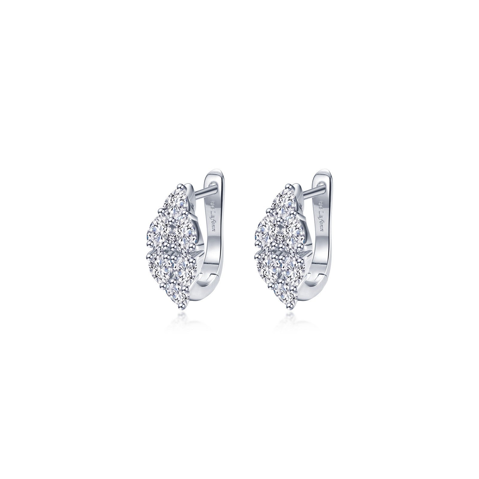 Cluster Huggie Hoop Earrings E0598CLP00