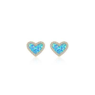 Lafonn Classic Blue Blue Opal Earring E0607BOG00