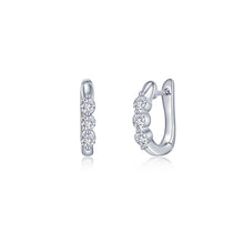 1.5 CTW 3-Stone Huggie Hoop Earrings E0618CLP00