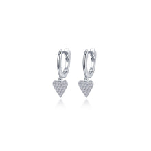 Mini Dangling Heart Huggie Earrings E0625CLP00