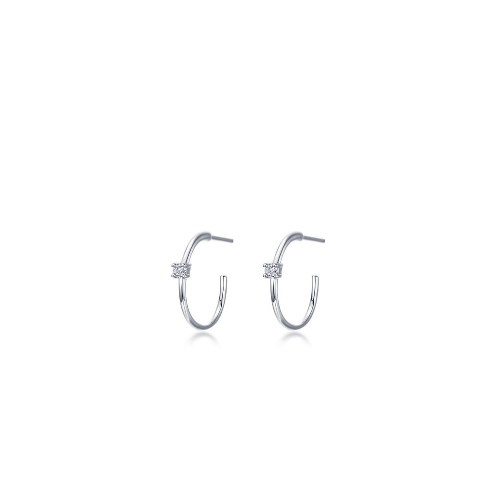 15mm High Polished Hoop Earrings E0628CLP00