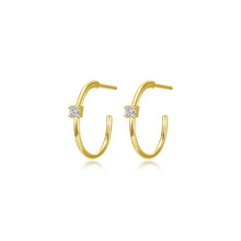 25mm High Polished Hoop Earrings E0629CLG00