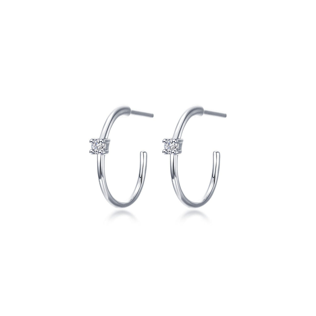 25mm High Polished Hoop Earrings E0629CLP00