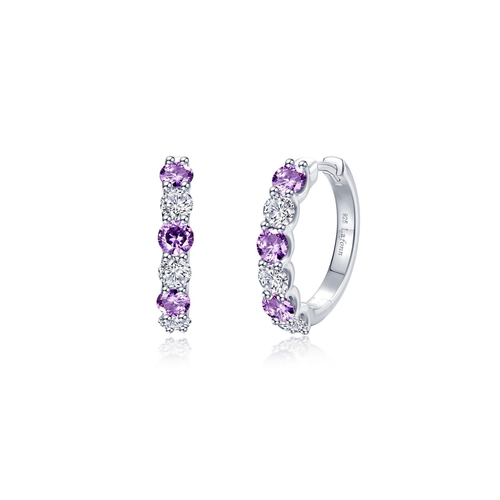 Josie Amethyst Hoop Earrings E0649AMP00