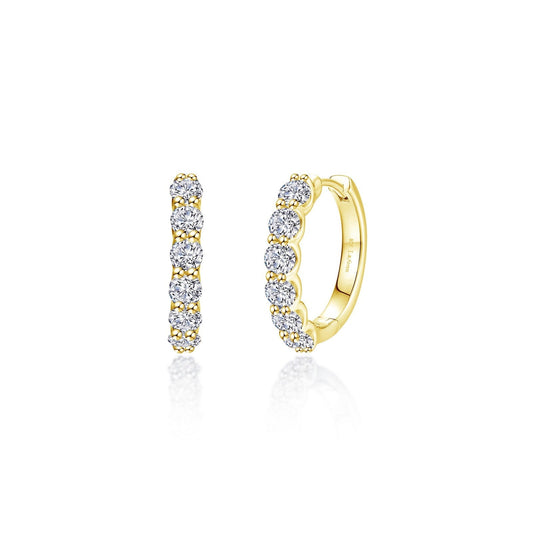 Josie Ruby Hoop Earrings