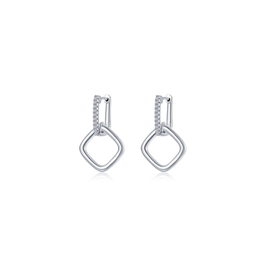 Lumina Cube Dangle Earrings E0665CLP00