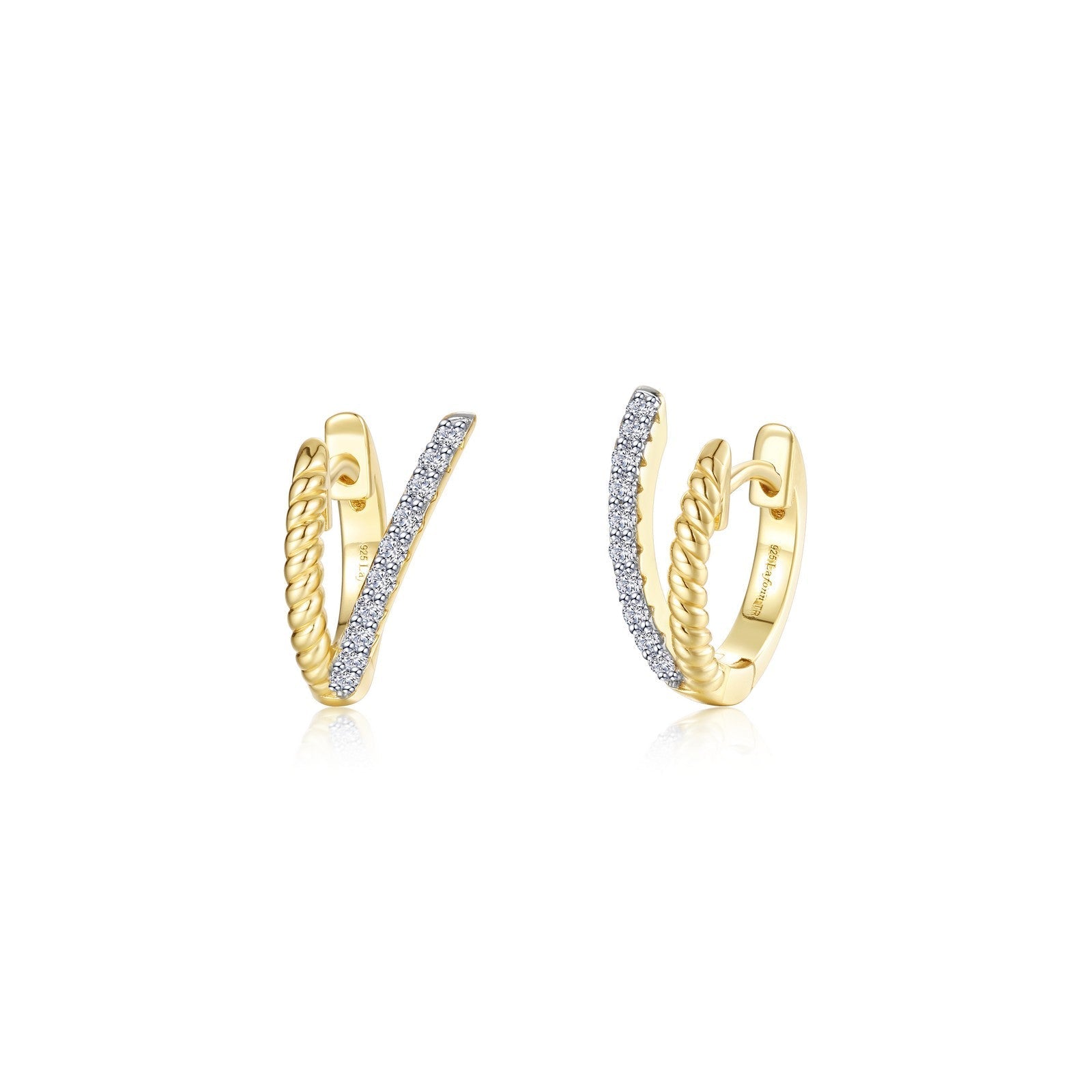 Eternal Weave Huggie Earrings E0666CLT00