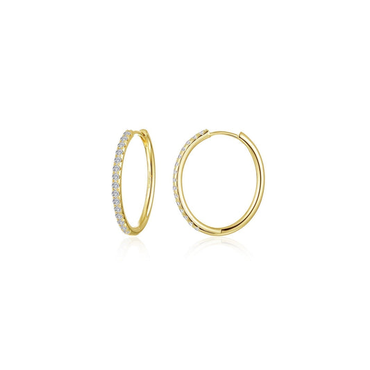 Medium Alina Oval Hoop Earrings