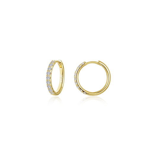Small Alina Round Hoop Earrings