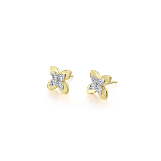 Magnolia Blossom Stud Earrings