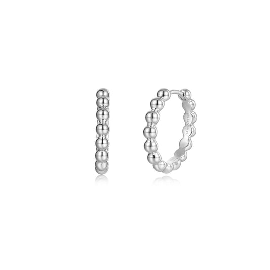 Lumina Beaded Statement Huggies