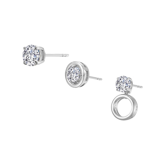 Convertible Solitaire Studs