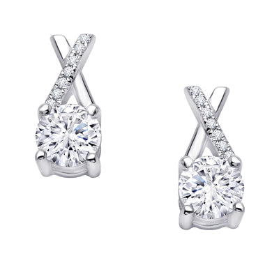 Lafonn Classic Round Diamond Earring E2010CLP00