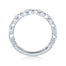 A.Jaffe Wedding Bands Floating Bubble Diamond Wedding Band with Quilted Interior MR2303Q/73