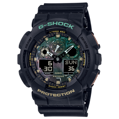 CASIO G-SHOCK ANALOG-DIGITAL GA-100 SERIES GA100RC-1A