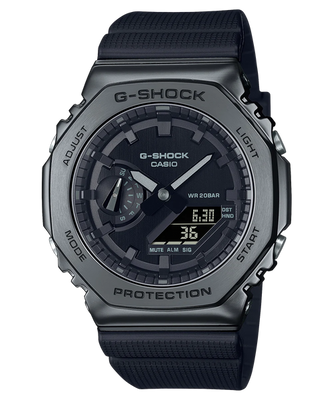 G-Shock GM2100BB-1A Ana-Digi High Strength Casioak Black