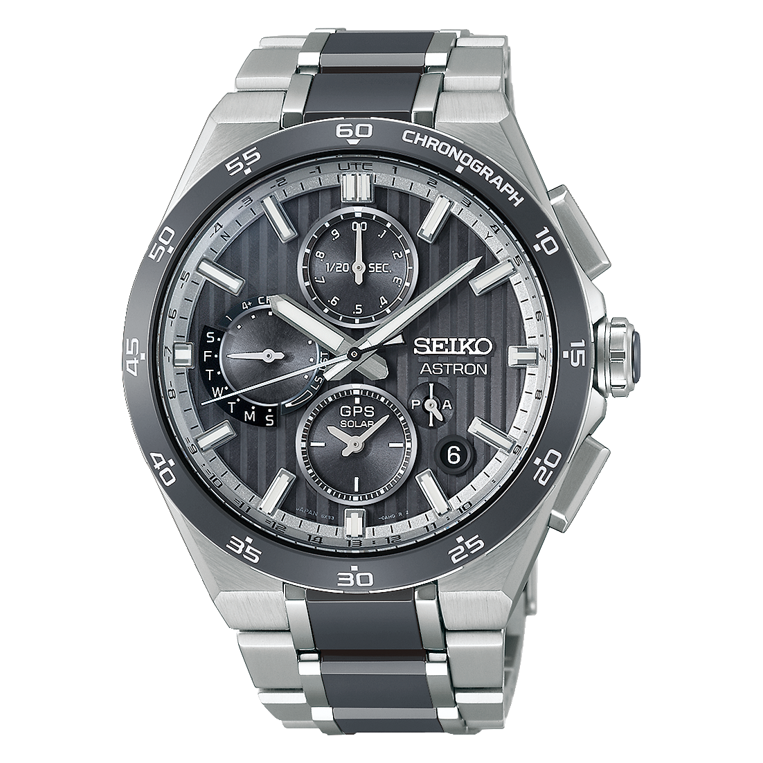 Seiko Astron Gps Solar Dual-Time Chronograph  HAB007