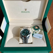 Rolex Datejust 41mm Mint Green Dial Smooth Bezel 126300