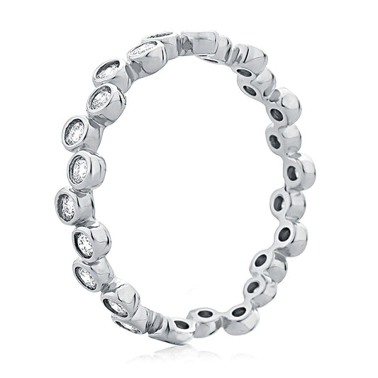 A.Jaffe Stackable Rings Modern A.JAFFE Bubble Diamond Band WR0842/47