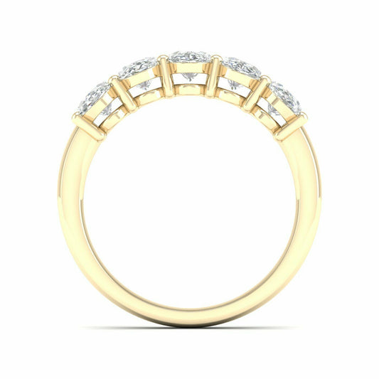 5-Stone Band (Oval) LRA04127-4Y