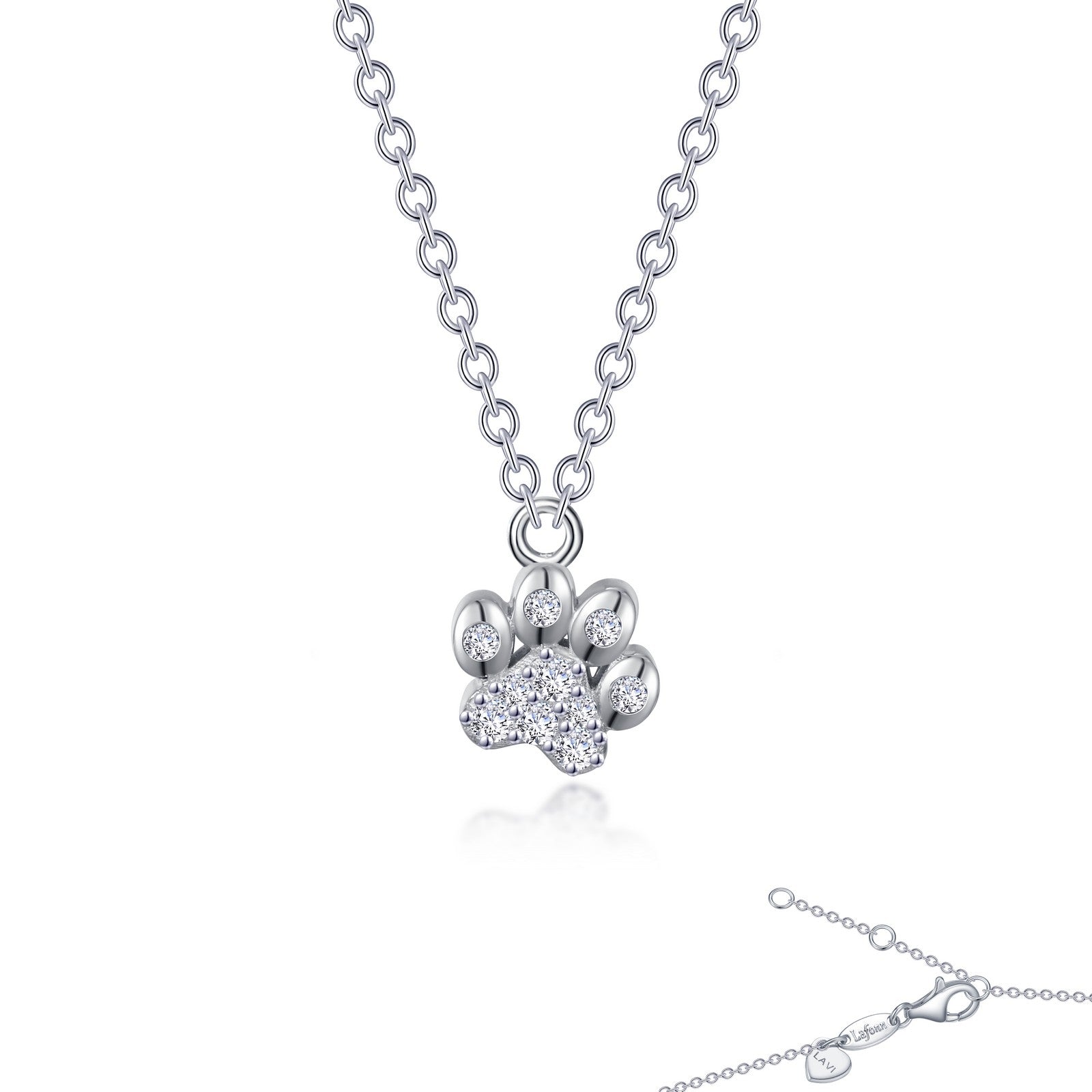 Lafonn Precious Paws Diamond Necklace LV014CLP20